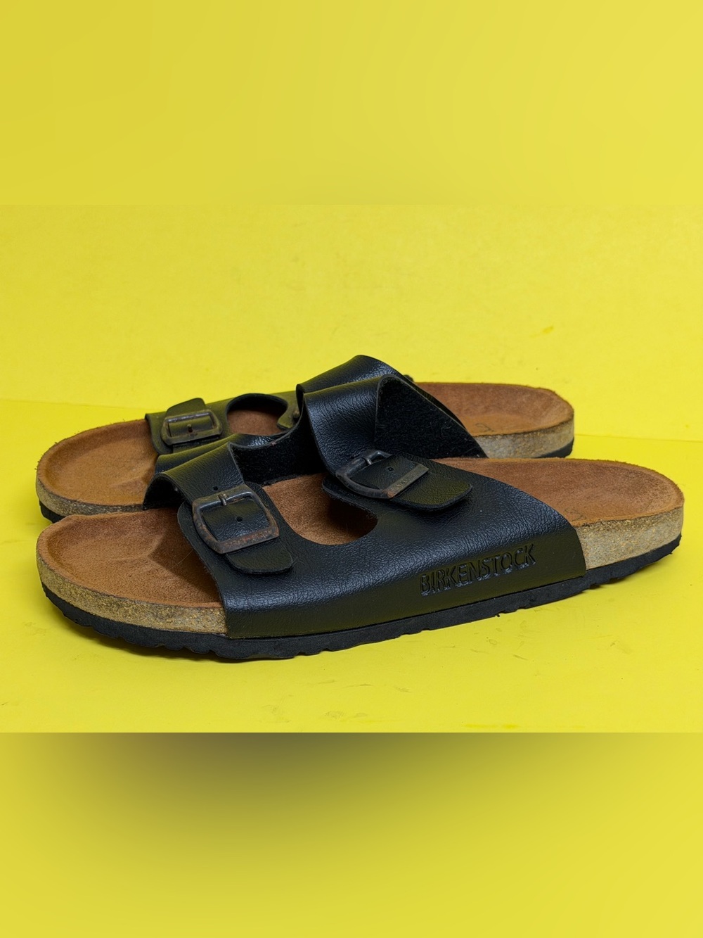 Birkenstock Arizona Men’s Black Double Strap Sandals SIZE 10 EU 43